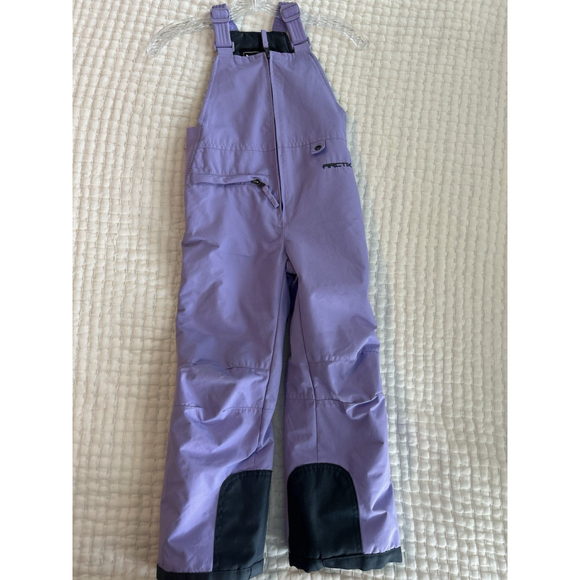 Snow Bibs Size Youth XS Artix Purple Insulated Bib Overalls Ski - Picture 3 of 5
